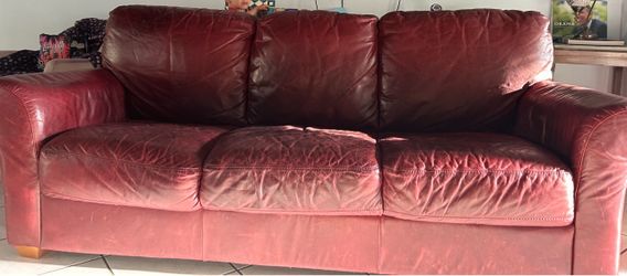 Used sofa 83" W x 35" D