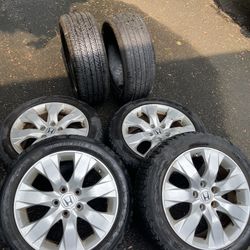 Honda Tires. Full Set Plus Two Spare Tires 