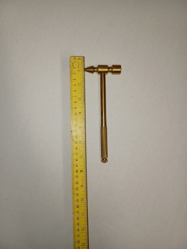 Brass Hamer with Three Screwdrivers.  Cool!