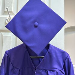 Cap and Gown - Purple