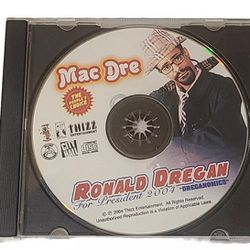 Mac Dre Ronald Dregan Dreganomics CD Bay Rap HTF Rare OOP Cali Thizz

