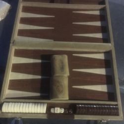 Vintage Mid-century 1970’s Backgammon Set
