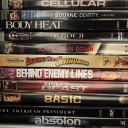 DVD (A-Y) $2.00 each