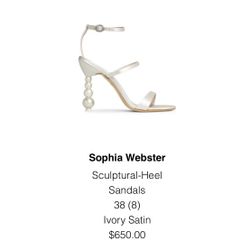 Saks Sophia Webster Heeled Sandal Size 8