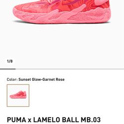 Puma MB.03 Tina Ball Size 9 Men’s Basketball Shoe