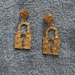 Lock Earrings