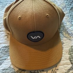 Rare RVCA "Golden Rod" VA Patch Snapback Hat - Great Condition!