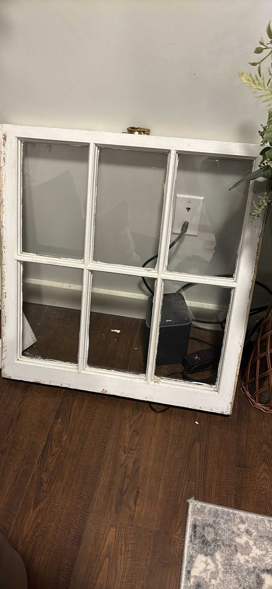 Two White Antique windows