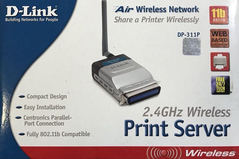 Wireless printer server