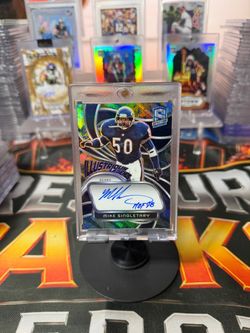 Mike Singletary Auto /8  Panini Spectra Illustrious Legends