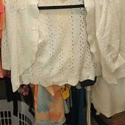 White Cardigan