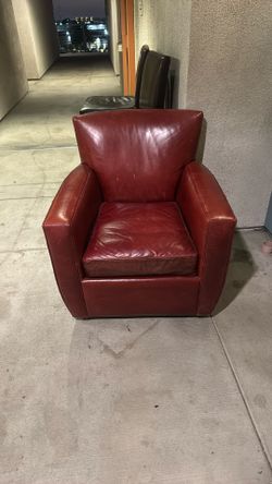 Red Single Couch