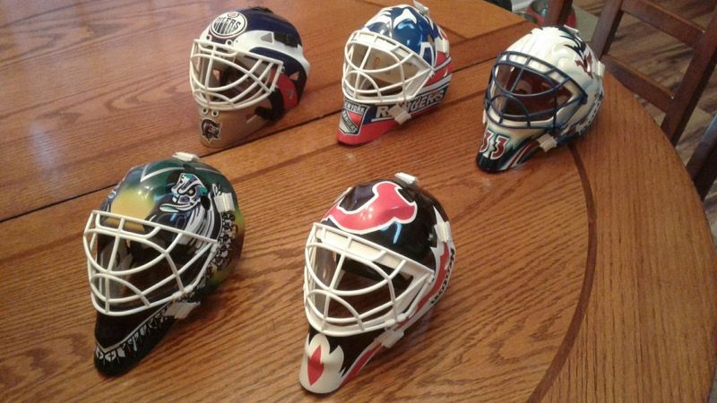 1990's mini Goalie Helmets