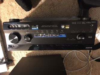 Sony receiver /klipsch center speaker and sub