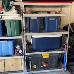 Metal Shelving Unit