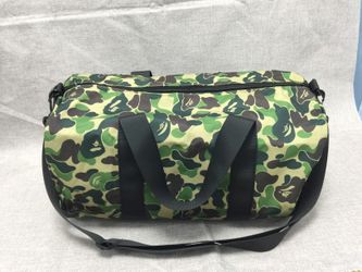 A bathing ape bape camo duffel gym bag