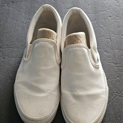 Vans Classic Slip On Canvas  Unisex Everyday Shoes Size For Men 8.5 ,For Women 10