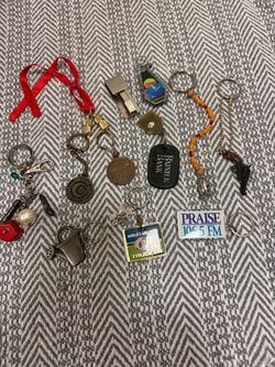 Vintage Keychain Lot - Collector Mix (Rainier Bank, Advertising, Novelty)