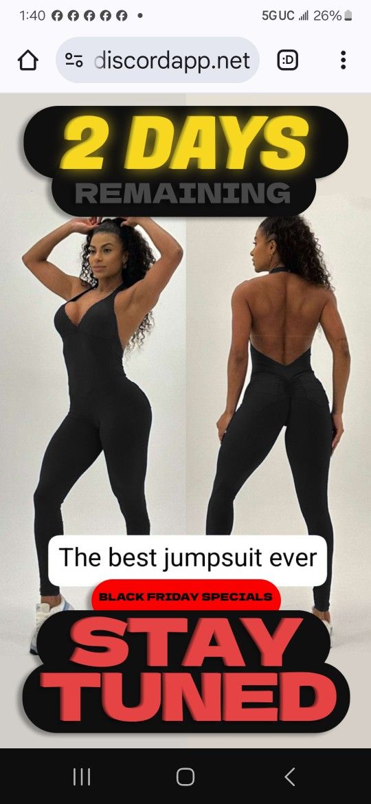 Black Jumpsuit Made In Brasil