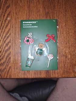 Starbucks 2025 Holiday Pin Set 
