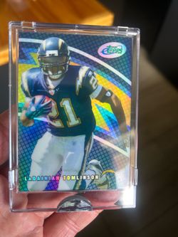 2007 LaDainian Tomlinson eTopps Holographic Football Card
