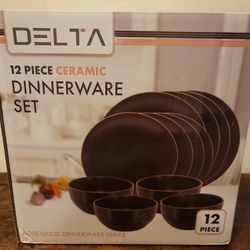 12 Pieces Ceramic Dinnerware Set