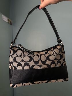 Coach Signature Canvas Mini Shoulder Bag