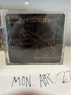 Pokemon plasma storm elite trainer box black & white 2013 very rare