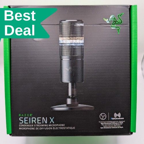 NEW Razer Seiren X Condenser Streaming Microphone