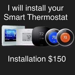 Smart thermostats installation
