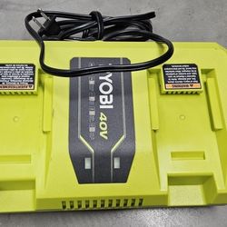 New Ryobi 40-Volt Lithium Ion Dual Port Rapid Charger