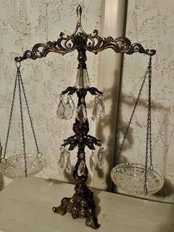 💎 HUGE 25" Vintage Hollywood Regency Scale – Steal at $50! (Retail $145+) 💎