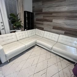 Faux Leather Sectional - IKEA Morabo 