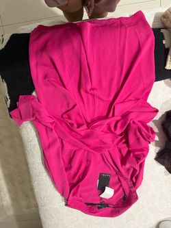 Hot Pink Long Sleeve Blouse with Tags