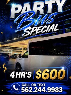 Party bus sale