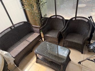 Wicker furniture set