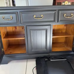 Black Buffet Cabinet 