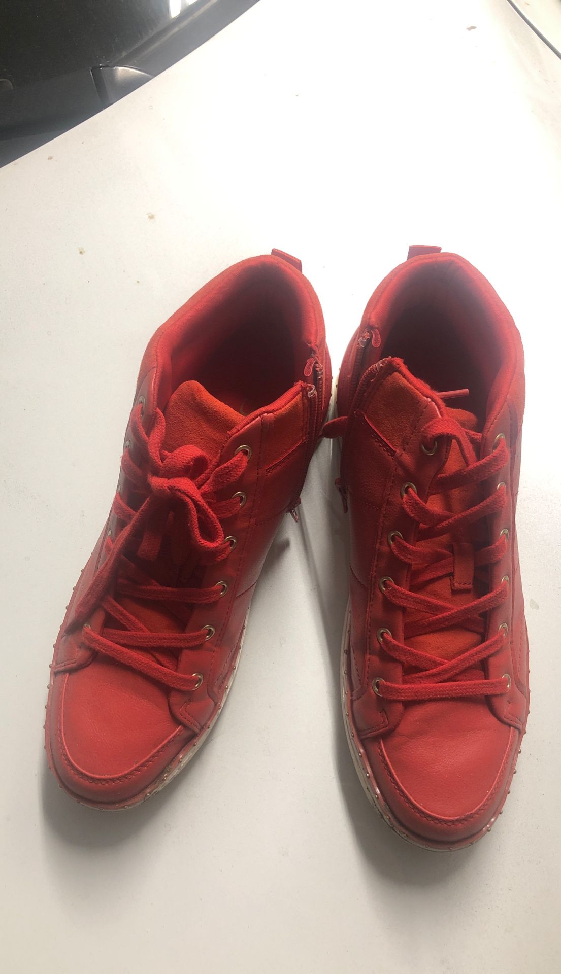 Aldo red shoes