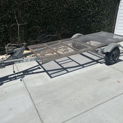 15’ Escort Boat Trailer/ Flatbed Trailer