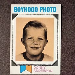 1973 Topps Donny Anderson Saint Louis Cardinals St. #265 Boyhood Photo Football Card Vintage Collectible Sports NFL
