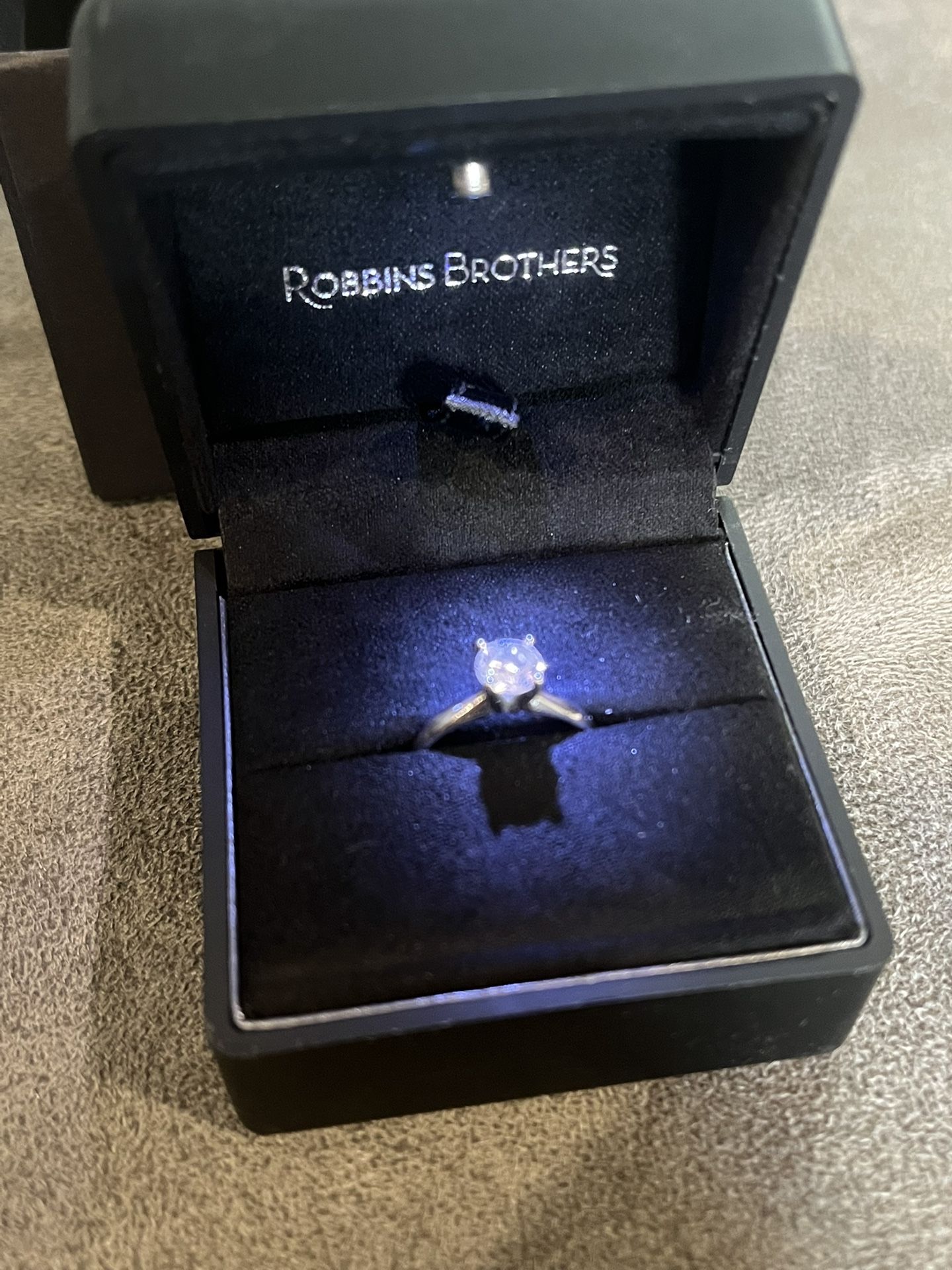 Stunning 0.71ct VS2 Lab Diamond Ring in White Gold – Size 4.5 w/ Certification & Insurance!