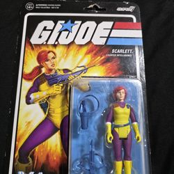 Super 7 G.I Joe Reaction Figuer Scarlett 