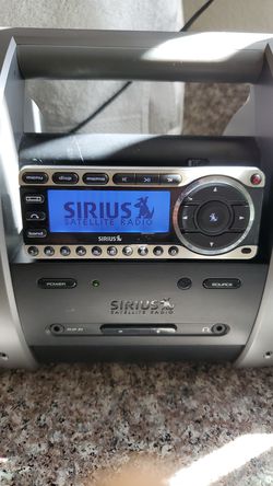 Sirius satellite radio boom-box system
