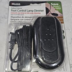 WESTEK INDOOR FOOT CONTROL LAMP DIMMER MODEL 6089B