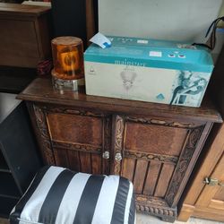 Side Table Ceiling Fan And Ottoman