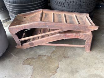 Vintage Steel Car Fender Panel Running Board