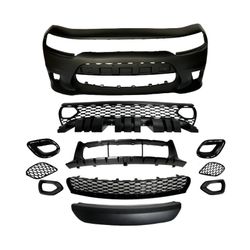  Front Bumper Cover Assembly For Dodge Charger SRT Hellcat Style 2015-2023