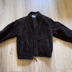 Bomber Jacket - Savile Row, Suede Leather