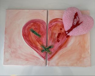 New painting with 3d figures