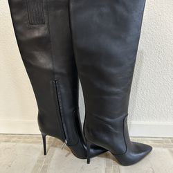 Michael Kors Black High Heel Boots 